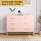 Wood 6 Drawers Dresser for Closet, Hallway, Living Room, Nursery