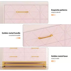 Wood 6 Drawers Dresser for Closet, Hallway, Living Room, Nursery