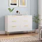 Wood 6 Drawers Dresser for Closet, Hallway, Living Room, Nursery