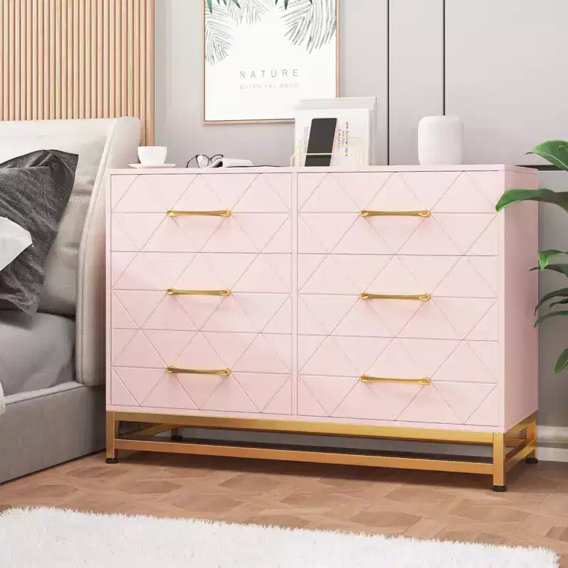 Cassettiera in legno a 6 cassetti per armadio, corridoio, soggiorno, cameretta dei bambini