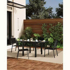 COZONY Set di 2 sedie da esterno impilabili in alluminio, sedute da esterno per tutte le stagioni con tessuto Textilene per ponte, giardino, cortile