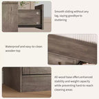 GustoWave Modern Comodino a 12 cassetti, Comò in Legno per Camera da Letto, Cassettiera in Legno per Vestiti, Organizzatore per Soggiorno, Comò Porta TV