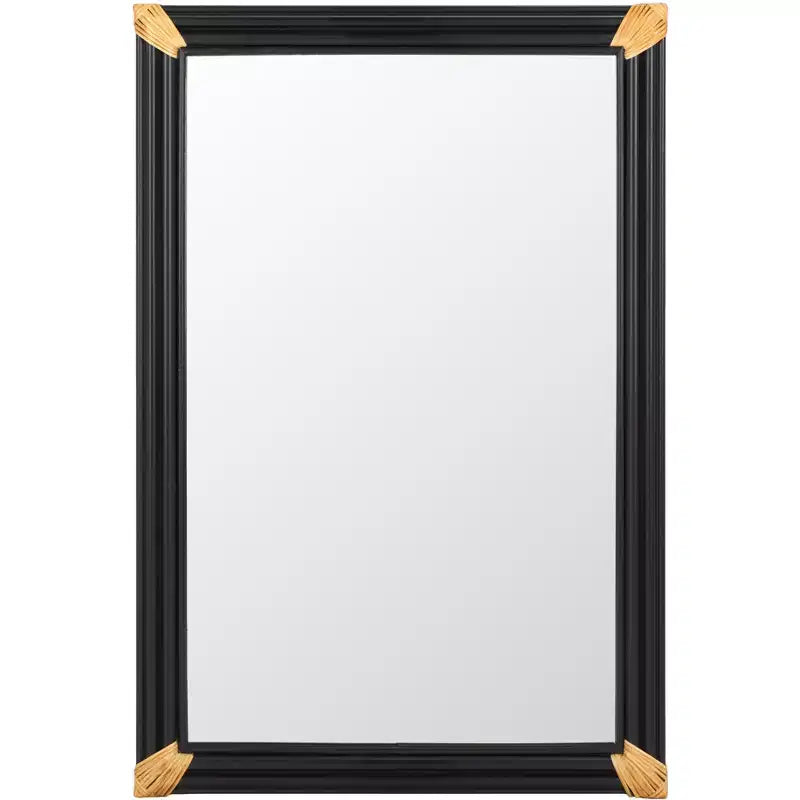 Bindie Mirror - 24.02 x 35.94 - MRR9021 - Natural/Black - Safavieh