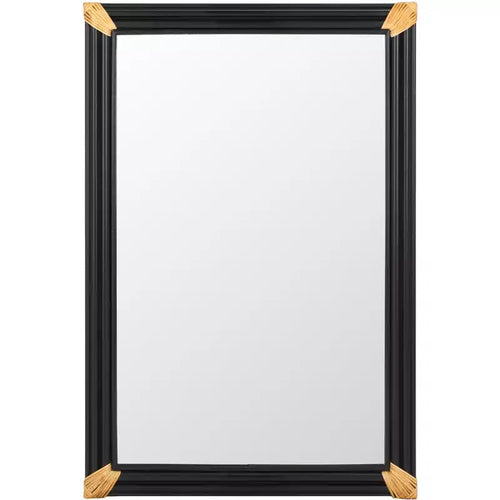 Bindie Mirror - 24.02 x 35.94 - MRR9021 - Natural/Black - Safavieh