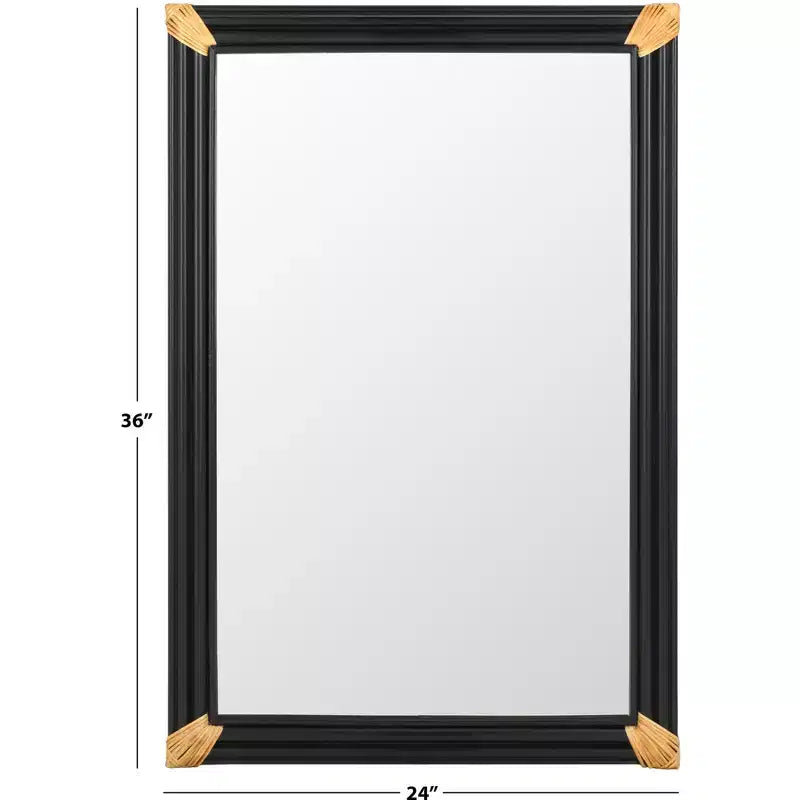 Specchio Bindie - 24.02 x 35.94 - MRR9021 - Naturale/Nero - Safavieh