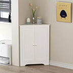 GDFStudio Jessamine Mobile Angolo Bagno con Ripiano Regolabile