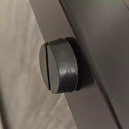 Set di 2 tavolini moderni con cassetto - Comodini in MDF con venatura del legno rustica e piano in vetro temperato per camera da letto e soggiorno