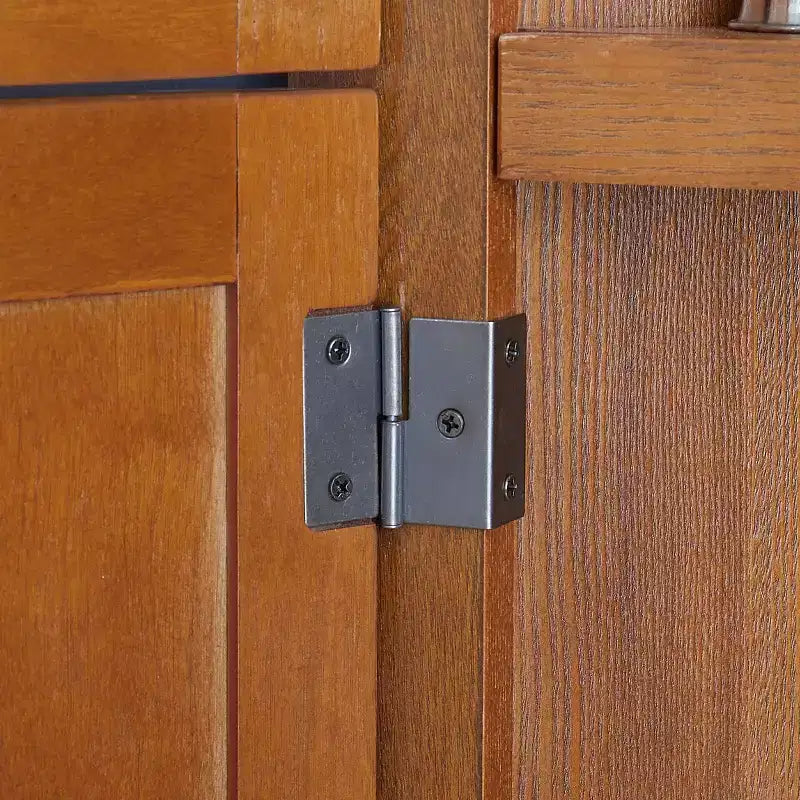Mobile dispensa angolare da cucina Okak con 8 ante e ripiani, Armadio alto per bagno, soggiorno, cucina