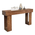 63 Long Console Table for Entryway - Farmhouse Sofa Table Behind Couch, Hallway & Living Room Table, Rustic Wood Entry Table for Foyer, Home Decor
