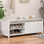 GDFStudio Panca portascarpe Morley con contenitore e cuscino mobile
