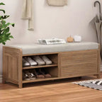 GDFStudio Panca portascarpe Morley con contenitore e cuscino mobile