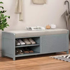 GDFStudio Panca portascarpe Morley con contenitore e cuscino mobile
