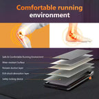 Tapis Roulant da Camminata KERDOM Sotto Scrivania, Tapis Roulant Portatile per Casa e Ufficio, Tapis Roulant 2 in 1 con Telecomando, Capacità 158 kg, Tapis Roulant da 2,5 HP con LED