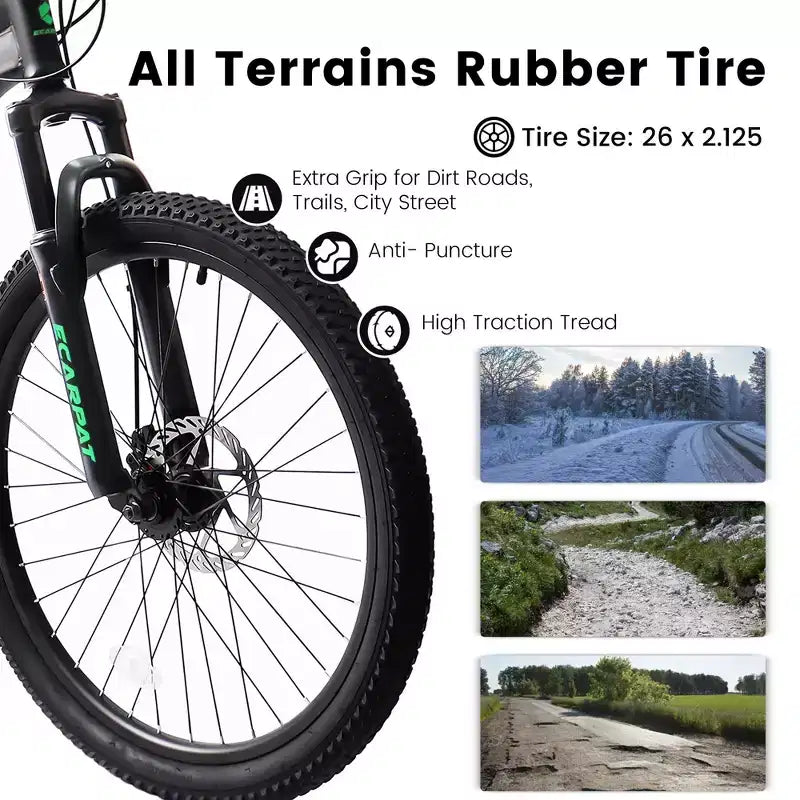 NAYSAYE Bicycle 26 Inch Mountain Bike 21 Speed with Dual Shock Absorption for Unisex Commuting and Travel, Gray, 67*27*39