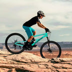 NAYSAYE Bicycle 26 Inch Mountain Bike with Steel Frame Shock Fork 21 Speed for Men and Women, Blue, 68*27*38
