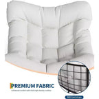 Acekool Sedia a Dondolo da Esterno Papasan, Sedia a Dondolo a Uovo Sovradimensionata con Struttura in Metallo, Sedia da Giardino in Rattan