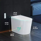 Dyonery Smart toilet, apertura automatica del coperchio, bidet integrato, asciugatura ad aria calda, sterilizzazione UV