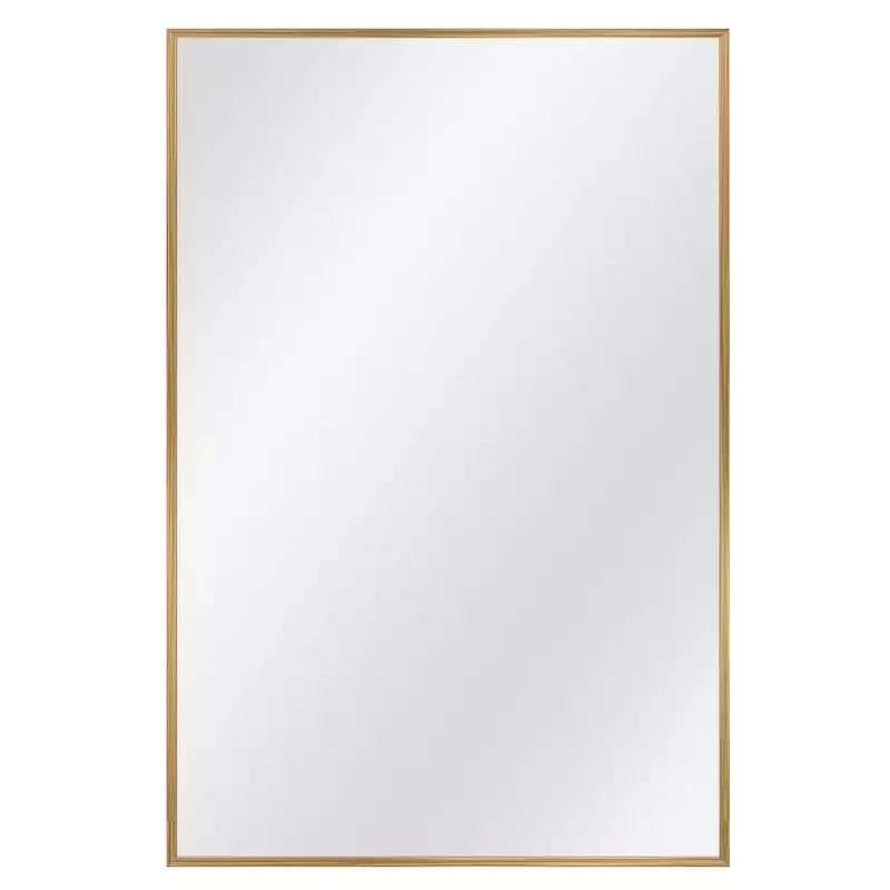 PexFix 36 x 24 Aluminum Alloy Frame Mirror for Bathroom Wall Rectangle Bathroom Vanity Mirror for Over Sink Bedroom Entryway Living Room in Gold