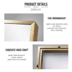 PexFix 36 x 24 Aluminum Alloy Frame Mirror for Bathroom Wall Rectangle Bathroom Vanity Mirror for Over Sink Bedroom Entryway Living Room in Gold