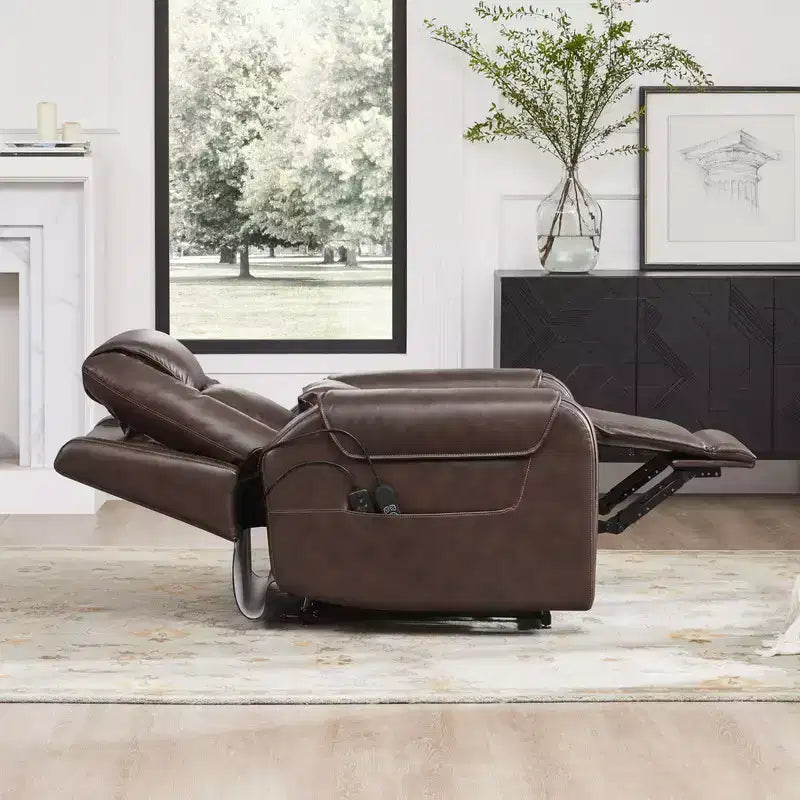 Spruce & Spring Electric Power Lift Recliner with Heat and Massage for Elderly