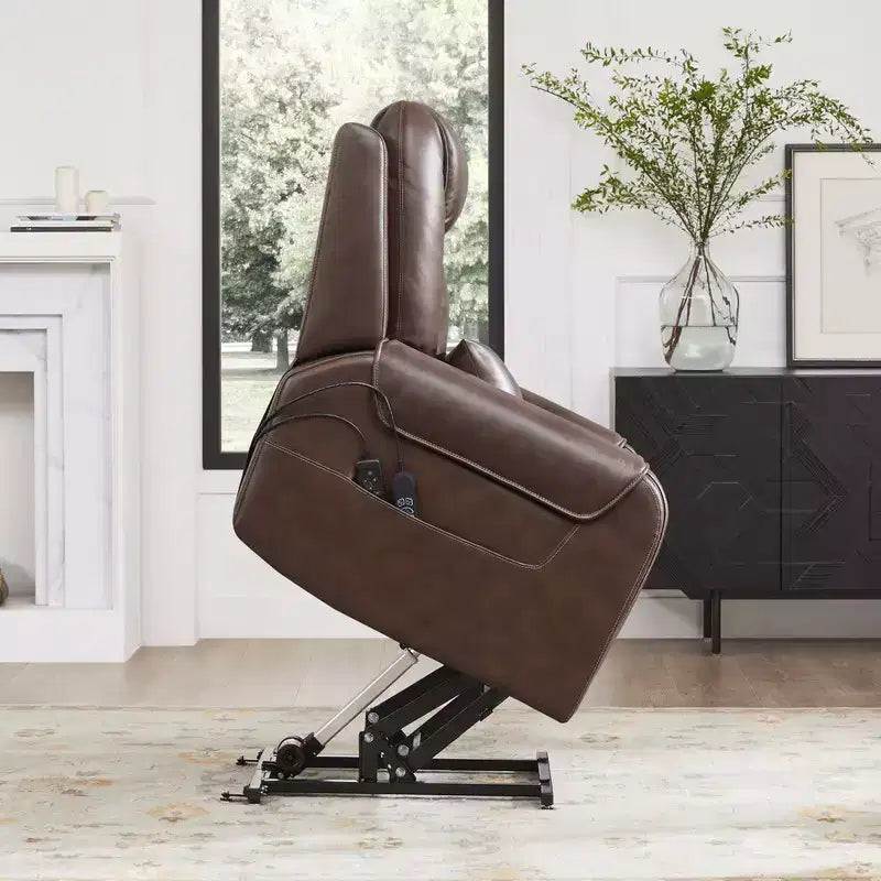 Spruce & Spring Electric Power Lift Recliner with Heat and Massage for Elderly