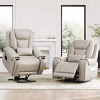 Spruce & Spring Electric Power Lift Recliner with Heat and Massage for Elderly