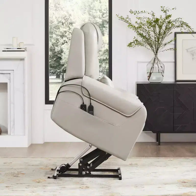 Spruce & Spring Electric Power Lift Recliner with Heat and Massage for Elderly