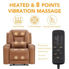 Spruce & Spring Electric Power Lift Recliner with Heat and Massage for Elderly