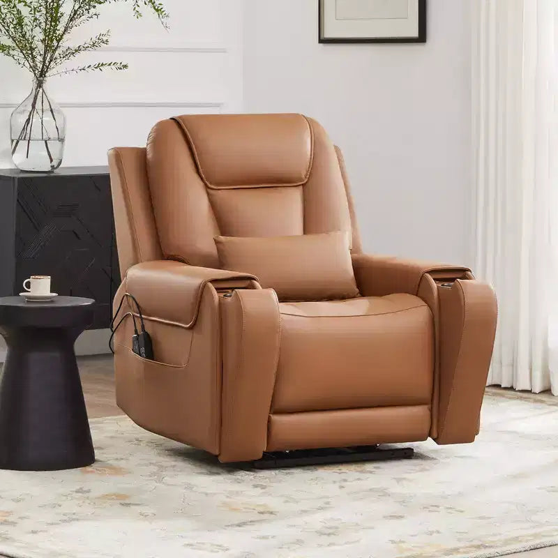Spruce & Spring Electric Power Lift Recliner with Heat and Massage for Elderly