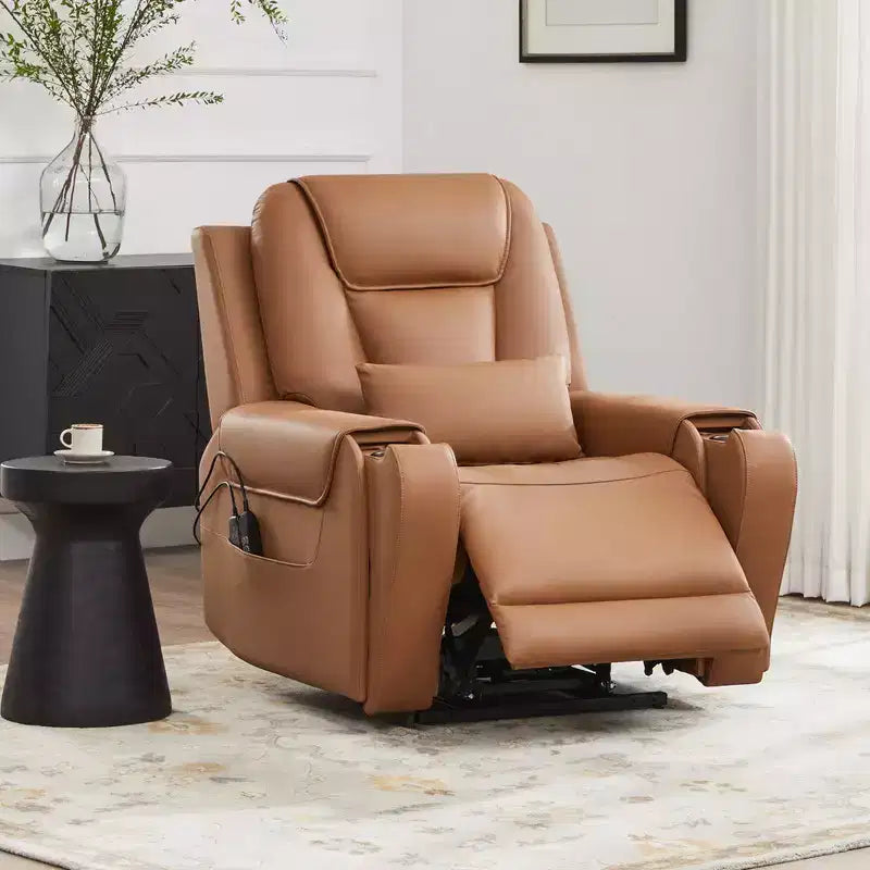Poltrona reclinabile elettrica Spruce & Spring con sollevamento, calore e massaggio per anziani