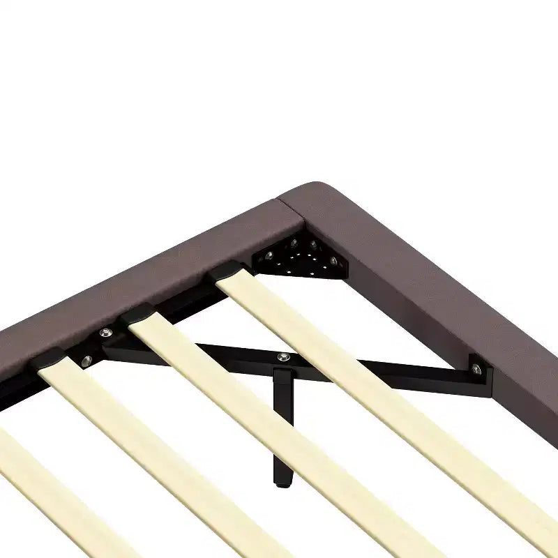 Base letto matrimoniale (Full/Queen Size) in pelle PU con luci LED - ModernLuxe