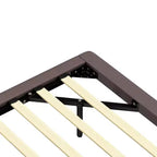 Base letto matrimoniale (Full/Queen Size) in pelle PU con luci LED - ModernLuxe
