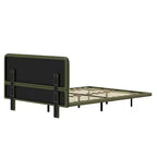 Base letto matrimoniale (Full/Queen Size) in pelle PU con luci LED - ModernLuxe
