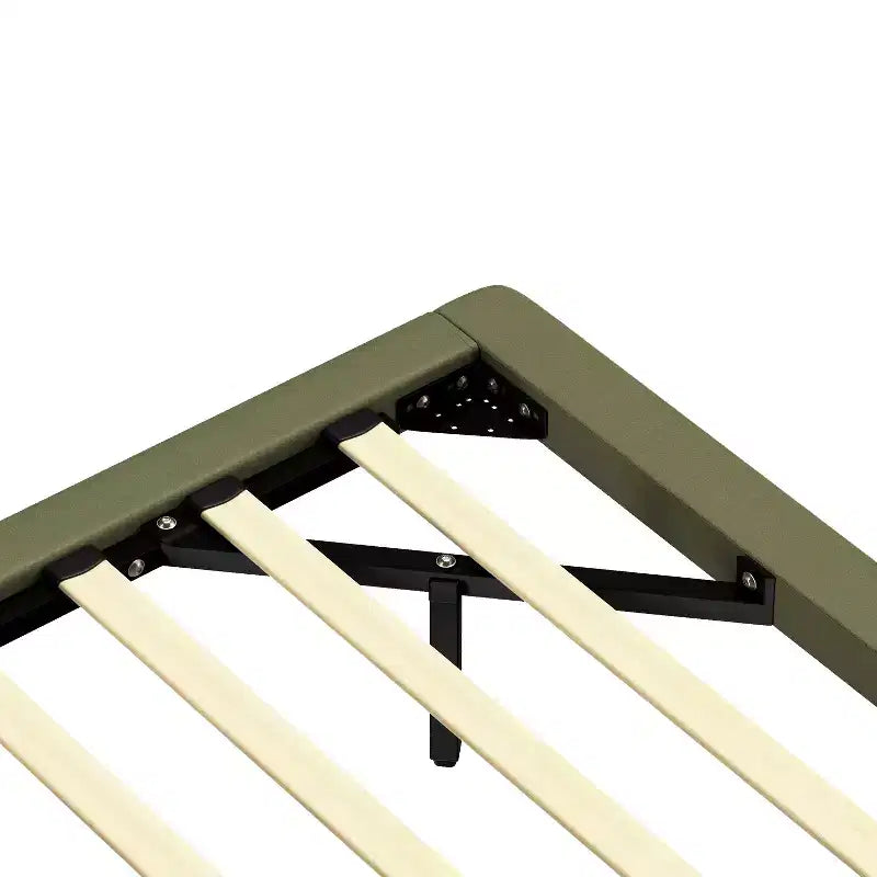 Base letto matrimoniale (Full/Queen Size) in pelle PU con luci LED - ModernLuxe