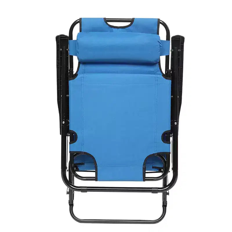 Sdraio pieghevole premium - Lettino prendisole deluxe regolabile in 8 posizioni con poggiatesta imbottito, leggero e portatile