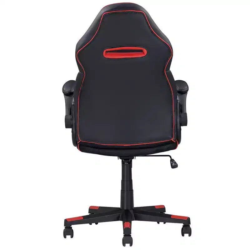 Okak Armrest-Adjustable Ergonomic Gaming Chair, Office Chairs with 360-Degree Swivel and Tilt Control, Criss Cross Chair for Gaming Room, Study, Black