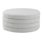 Meridian Furniture,Aphia Boucle Fabric Coffee Table