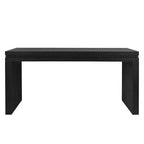 Okak 64IN Elegante Consolle con Finitura Decorativa Perlinata, Tavolo d'Ingresso con Piano Spesso, Tavolo da Corridoio per Soggiorno, Ingresso
