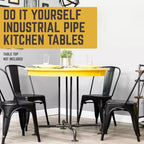 Tavolo da cucina Blackjack di PIPE DECOR