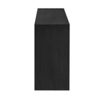 Okak Modern Entryway Table with Paulownia Veneer, Console Table with Unique Design and Thick Tabletop, Accent Table for Foyer, Living Room