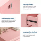 COZONY Modern 6-Drawer Dresser, Contemporary Wood Storage Cabinet, Double Dresser Chest for Bedroom Living Room Entryway