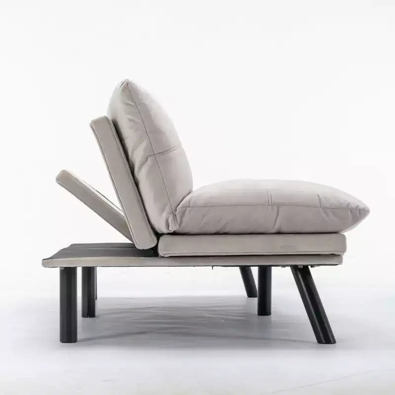 Homy Casa Divano Letto Futon Moderno Convertibile con Schienale Regolabile e Cuscino Morbido, per Soggiorno o Camera degli Ospiti