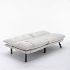 Homy Casa Divano Letto Futon Moderno Convertibile con Schienale Regolabile e Cuscino Morbido, per Soggiorno o Camera degli Ospiti