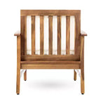 Christopher Knight Home Perla Outdoor Club Chair Acacia Wood