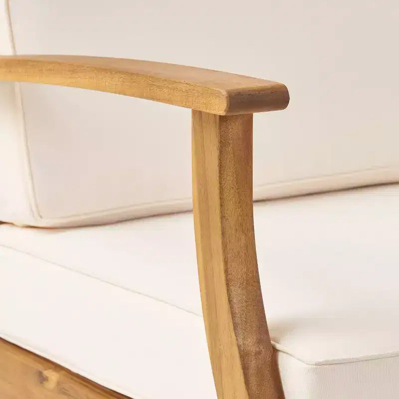 Christopher Knight Home Perla Outdoor Club Chair Acacia Wood