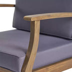 Christopher Knight Home Perla Outdoor Club Chair Acacia Wood