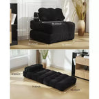 Garvee 34.25x74.8 Single Folding Sofa Bed,Convertible Sleeper Chair with Pillow, Portable Foldable Chair and Mattress