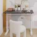 Okak Scrivania piccola regolabile in altezza 39.37IN, Scrivania per computer con design multiuso, Scrivania per soggiorno, ufficio, aula