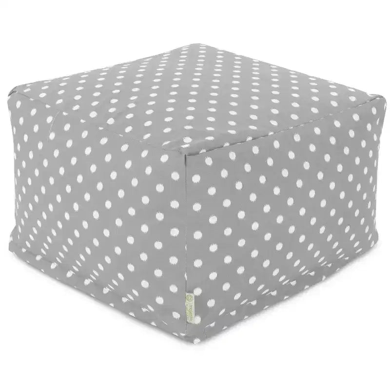 Majestic Home Goods,Pouf Ottomano Ikat a Pois