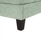 Merax Divano Chaise Longue Moderno in Ciniglia Regolabile con Illuminazione LED RGB